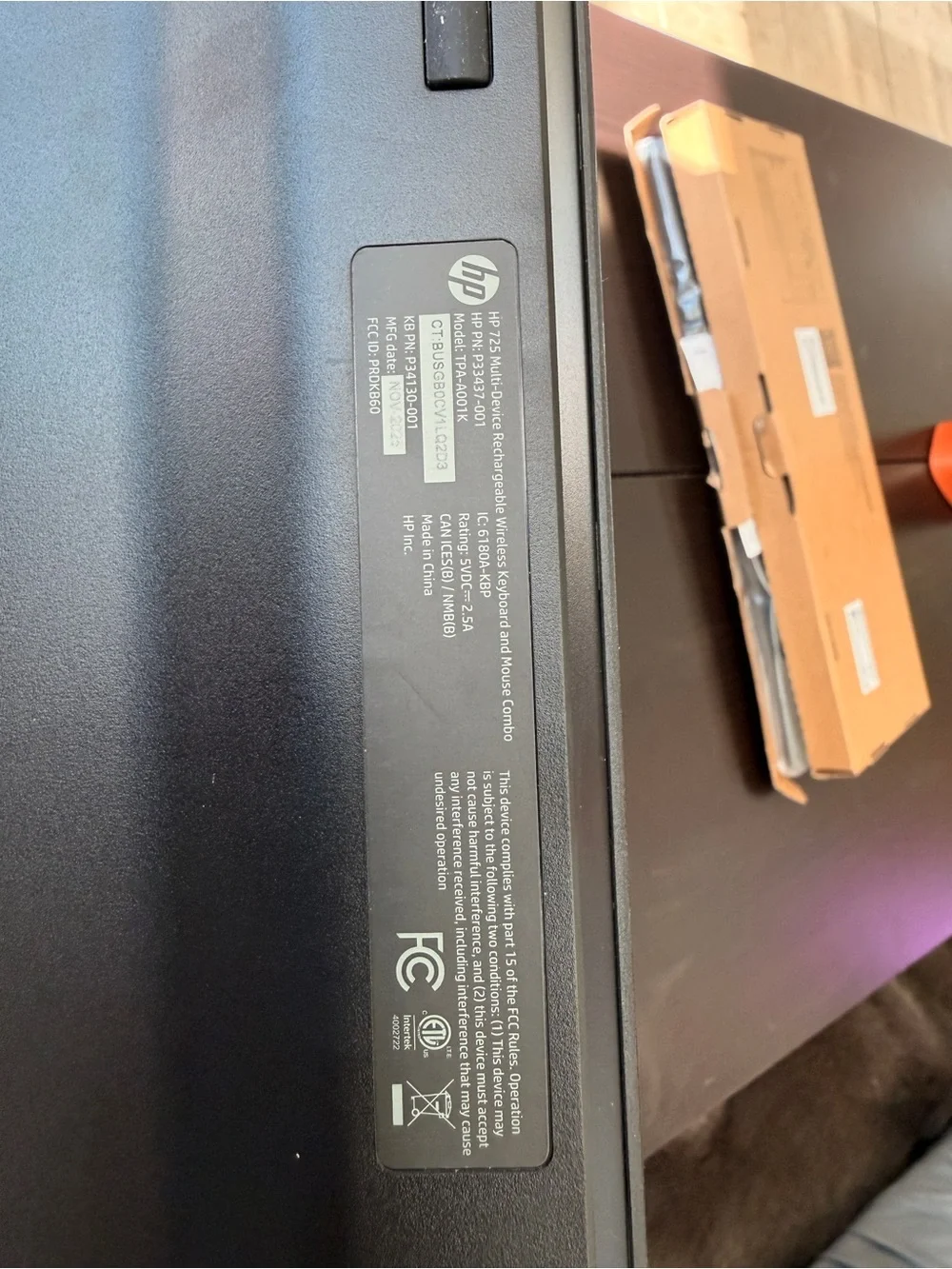 HP slim wireless